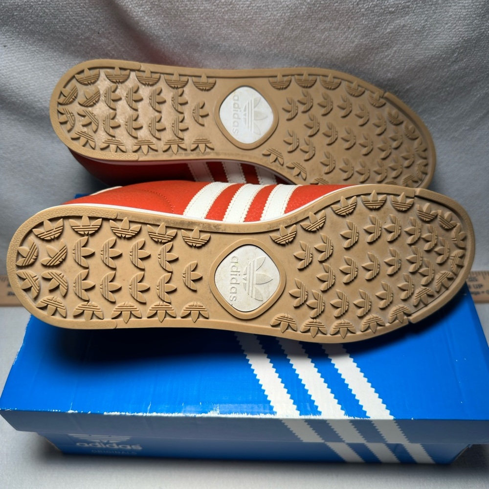 Adidas Samoa Red and White Sneakers - Picture 2 of 3